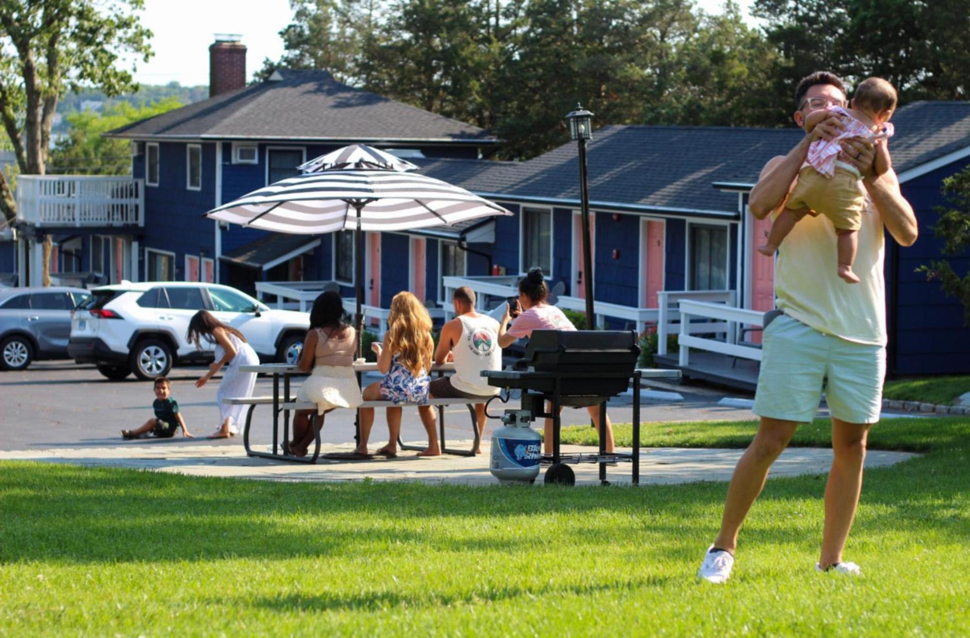 Motel Ocean View Terrace Hampton Bays Exterior foto